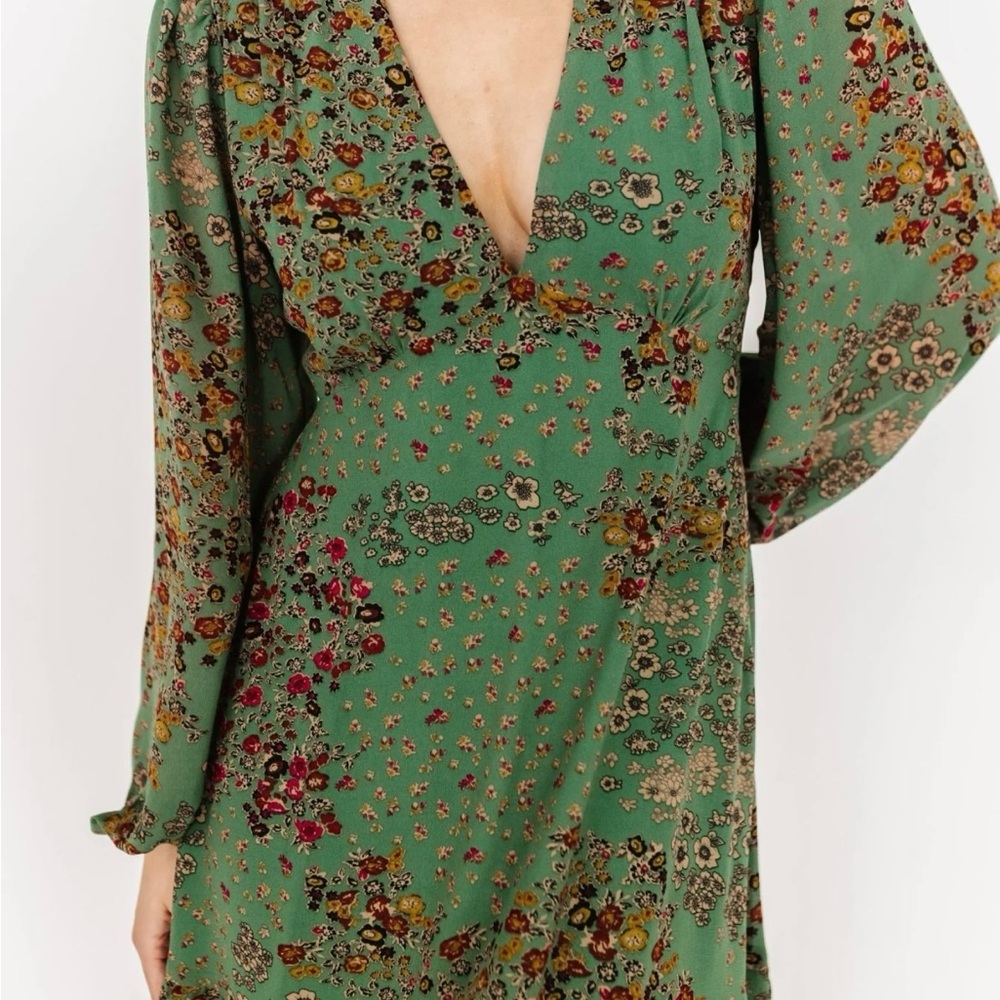 Bowman Deep V Maxi Dress (Baltic Born)